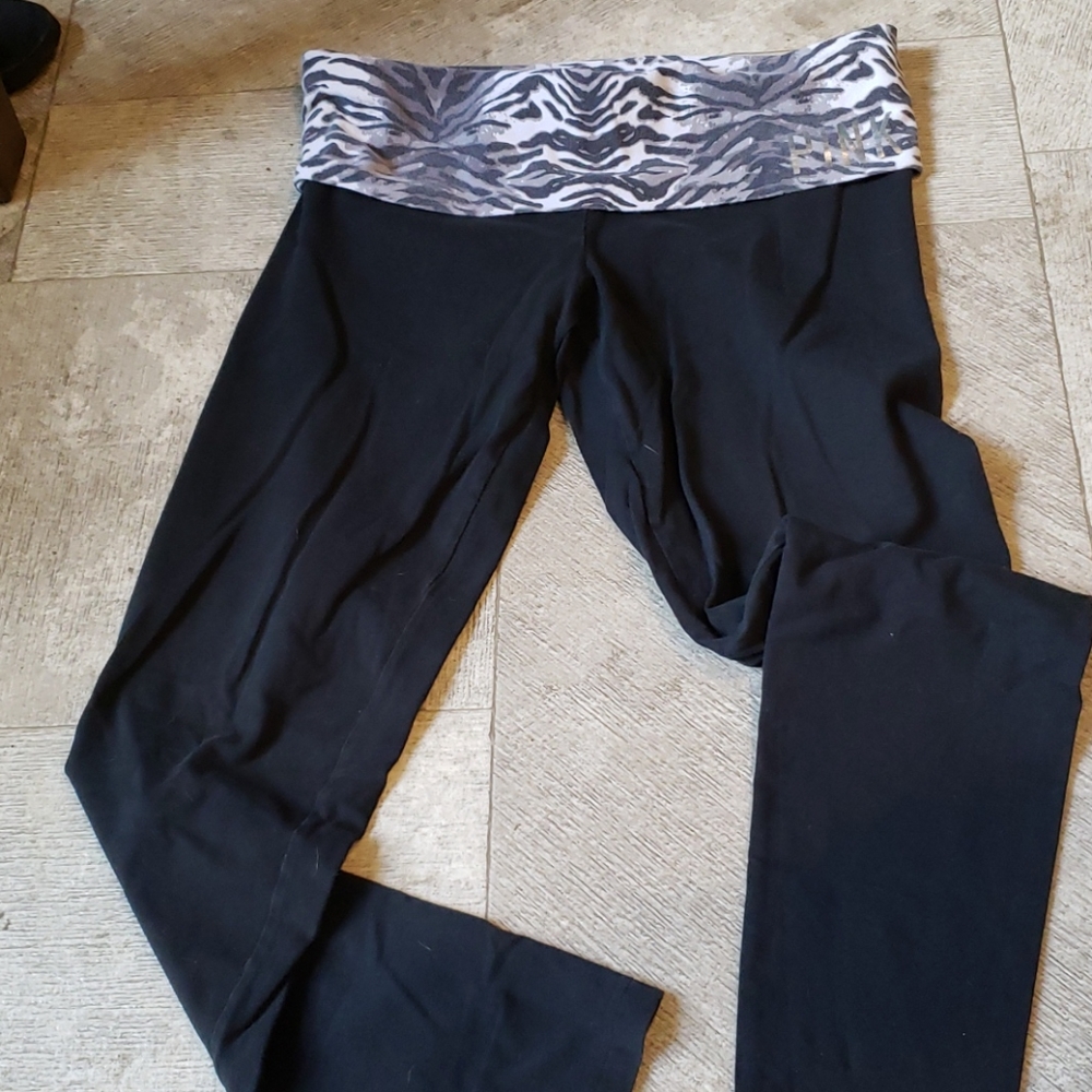 Victoria's Secret Pink fold over leggings